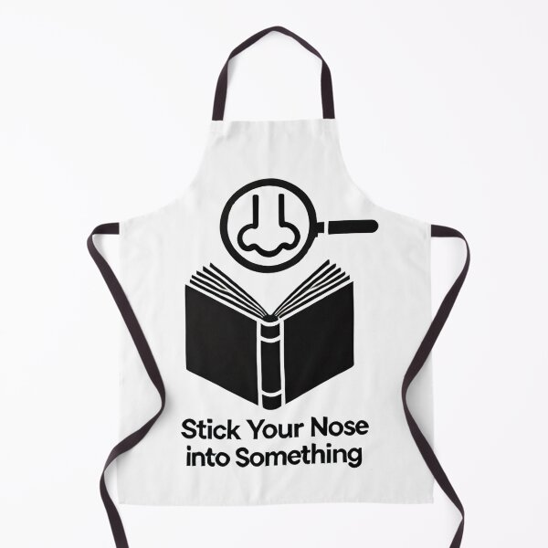 Item preview, Stick Your Nose Into Something - Playful Artwork designed and sold by BrendaDesigner.