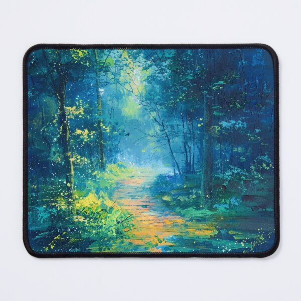 Item preview, Acrylic Landscape Forest Path designed and sold by Myra365Art.
