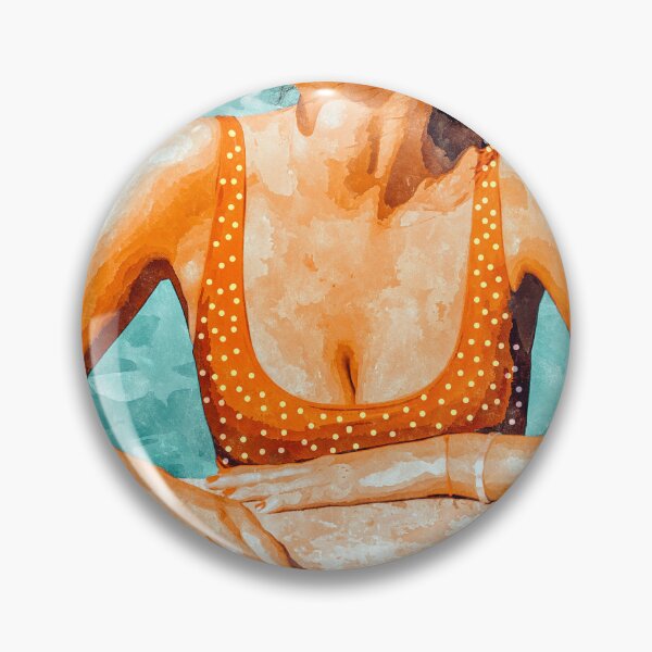 Item preview, Mi Bebida Por Favor | Modern Bohemian Woman Summer Swim | Swimming Pool Watercolor Fashion Painting designed and sold by 83oranges.com.