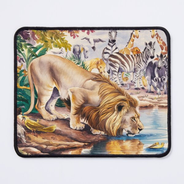 Item preview, Le Lion et l'Eau designed and sold by Collection de trésors .