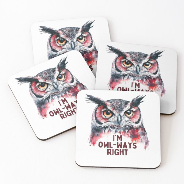 Artikelvorschau, Ich bin Owl-Ways Right entworfen und verkauft von LifmusGoDesigns.