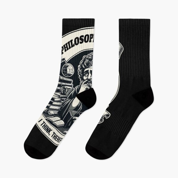Item preview, Philosophy Degree: I Think, Therefore I'm Broke Funny designed and sold by Dressed For  Duty.