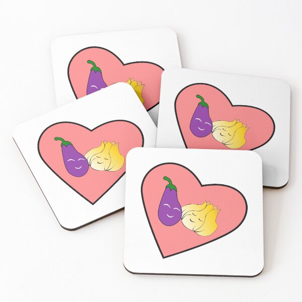 Item preview, Taste Buddies: Garlic And Eggplant designed and sold by HarveyHandcraftsandDesigns.
