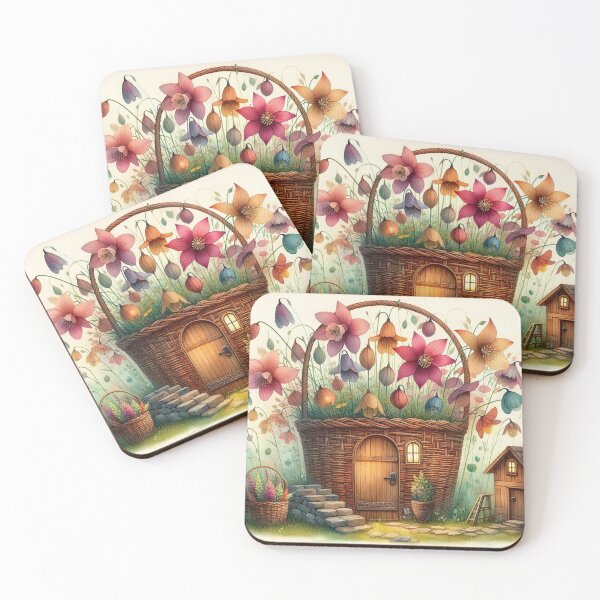 Item preview, A Basketful of Blooming Dreams designed and sold by Beyondnote-Art.