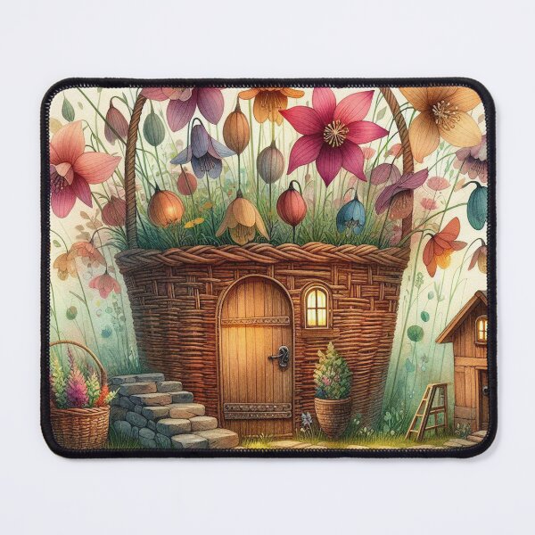 Item preview, A Basketful of Blooming Dreams designed and sold by Beyondnote-Art.