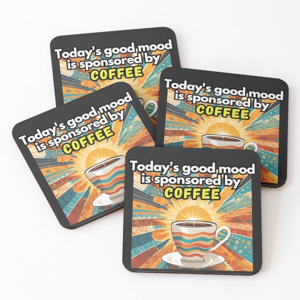 Item preview, Good Mood Coffee Drinker Design designed and sold by FroggyFly Designs.