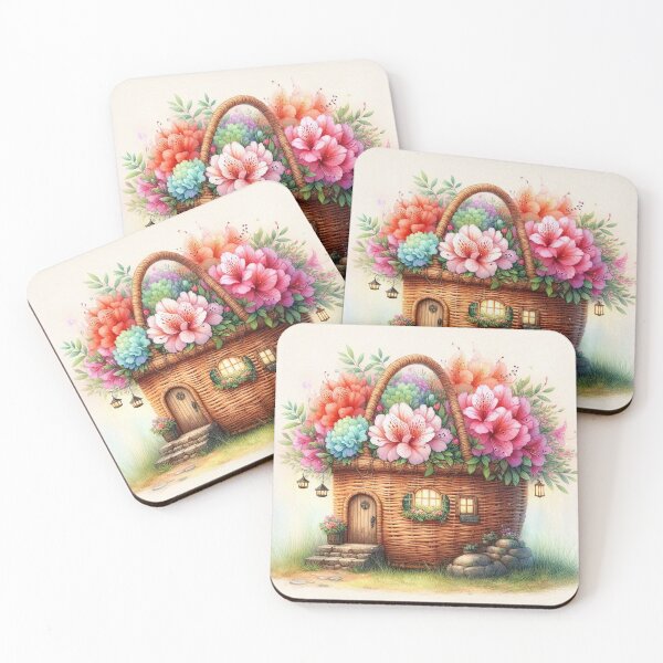 Item preview, A Basketful of Blooming Dreams designed and sold by Beyondnote-Art.