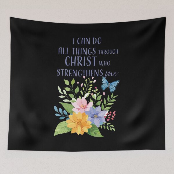 Item preview, I Can Do All Things Through Christ Who Strengthens Me  designed and sold by CrossCrafted.