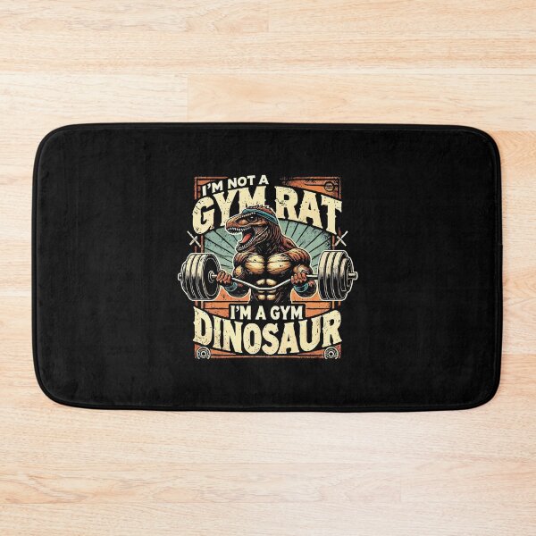 Item preview, I'm Not a Gym Rat, I'm a Gym Dinosaur - Workout Humor designed and sold by chantastical.