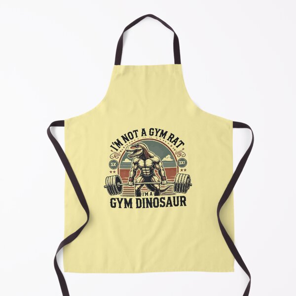Item preview, I'm Not a Gym Rat, I'm a Gym Dinosaur - Workout Humor designed and sold by chantastical.