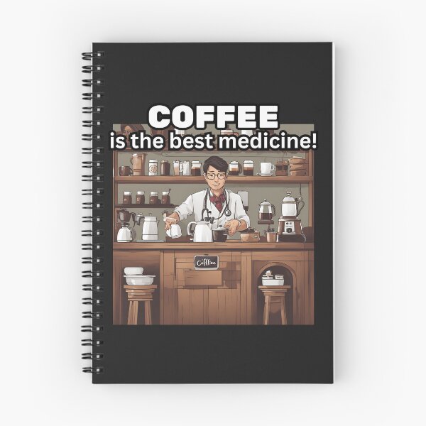 Item preview, Coffe is the Best Medicine, Funny Coffe Drinker designed and sold by FroggyFly Designs.