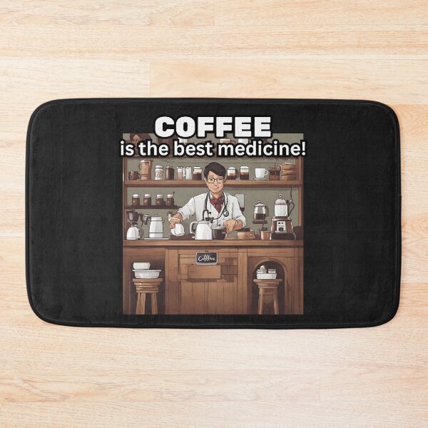 Item preview, Coffe is the Best Medicine, Funny Coffe Drinker designed and sold by FroggyFly Designs.
