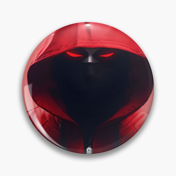 Item preview, Anonymous_hacker_in_red_jacket_with_dark_hidden_face designed and sold by auro897215.