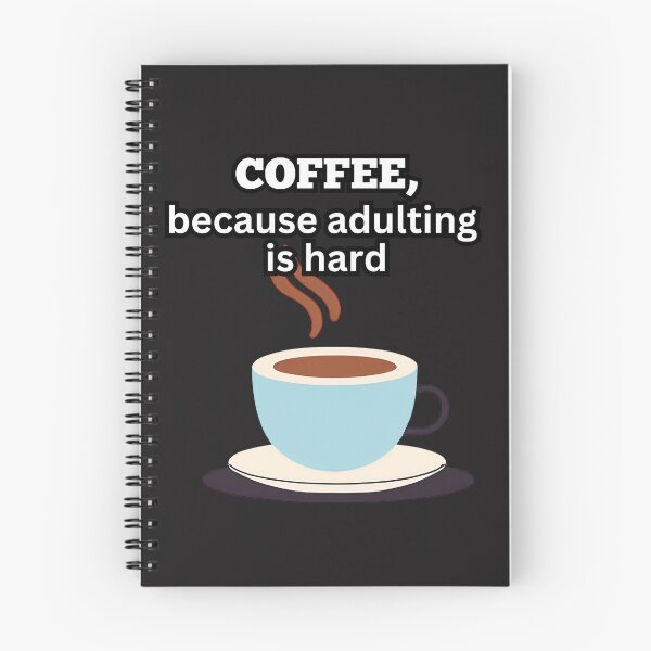 Item preview, Coffee, Because Adulting is Hard designed and sold by FroggyFly Designs.