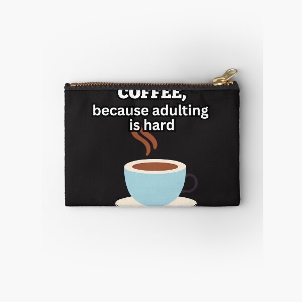 Item preview, Coffee, Because Adulting is Hard designed and sold by FroggyFly Designs.