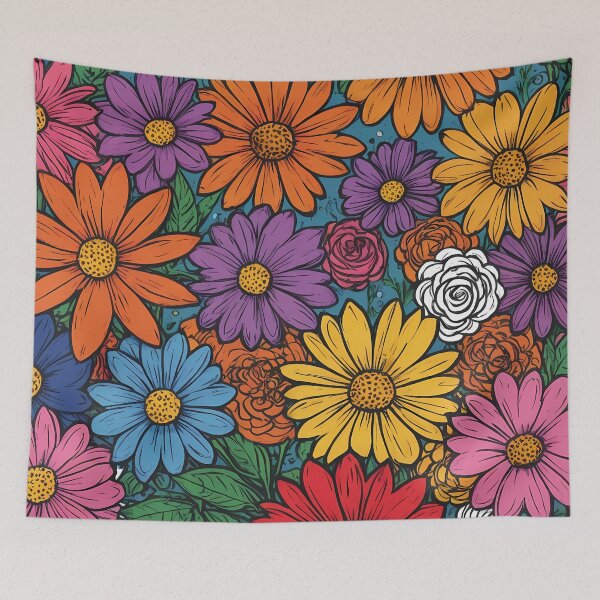 Item preview, Field of Spring Flowers designed and sold by papi1998.