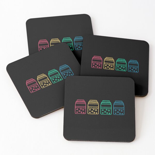 Item preview, Kombucha Jars Colorful | Fermented Tea Drink designed and sold by NoodleDoodleCo.