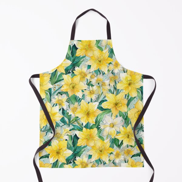 Item preview, Cheerful daffodil flower, yellow trumpet-shaped designed and sold by CoolPixels.