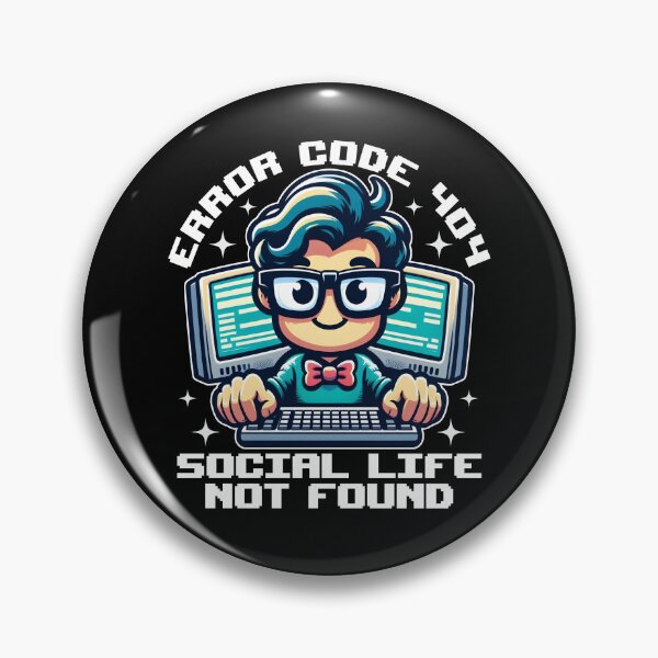 Item preview, ERROR CODE 404 SOCIAL LIFE NOT FOUND designed and sold by KEF Custom.