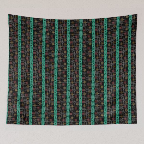 Item preview, African Symbol Print – Ubuntu, Kramo Bone Amma Yeanhu Kramo Pa, Abe Dua, and Dwennimmen Motifs designed and sold by Ubuntu Arts.