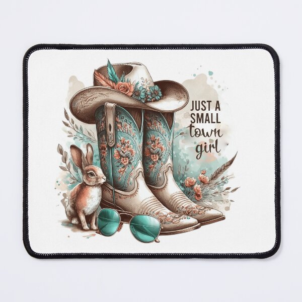 Item preview, Western Cowboy Boots Cactus Illustration designed and sold by RebeccaRe.