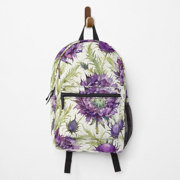 Item preview, Spiky purple blooms, bold thistle flower designed and sold by CoolPixels.