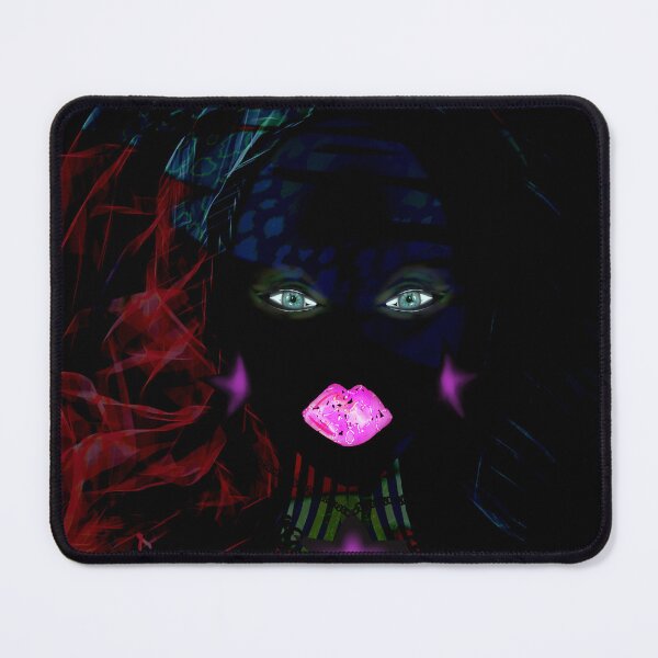 Item preview, Starlit Mystique: Abstract Cosmic Portrait designed and sold by Krisadel.