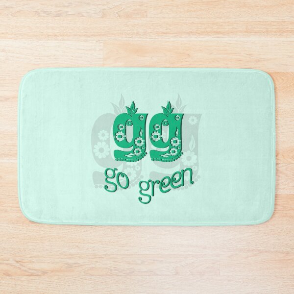 Item preview, Go Green with a Smile, Unique designed and sold by villacreativa.