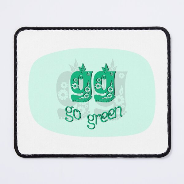 Item preview, Go Green with a Smile, Unique designed and sold by villacreativa.