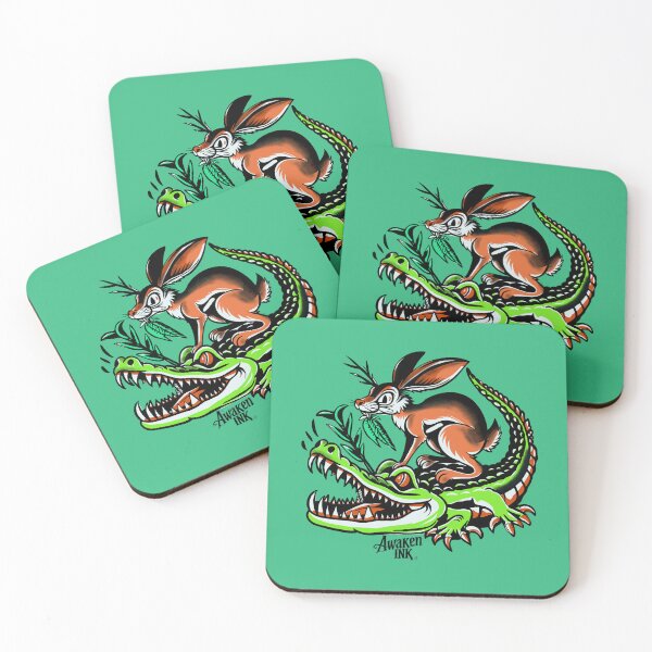 Item preview, Awaken ink jackalope gator  designed and sold by Awakenink.