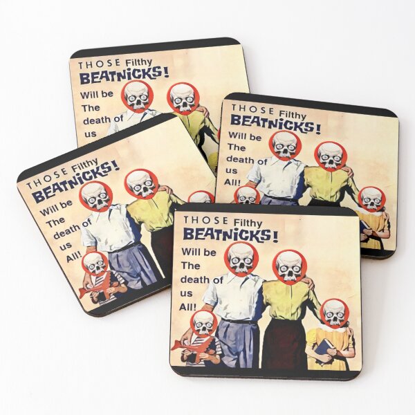 Item preview, Those Filthy Beatniks designed and sold by Infernal Machines.