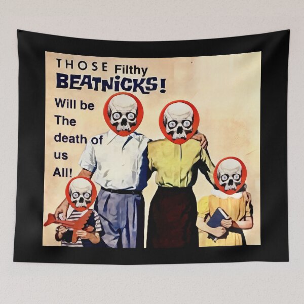 Item preview, Those Filthy Beatniks designed and sold by Infernal Machines.