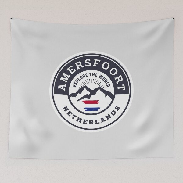 Item preview, Amersfoort Netherlands Black and White Crest designed and sold by World Designs.