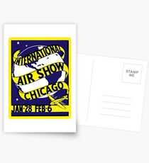 1938 Chicago International Air Show Postcards