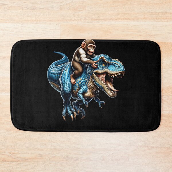 Item preview, Monkey Riding Dinosaur Lover designed and sold by Kimberley King Art  King Art.