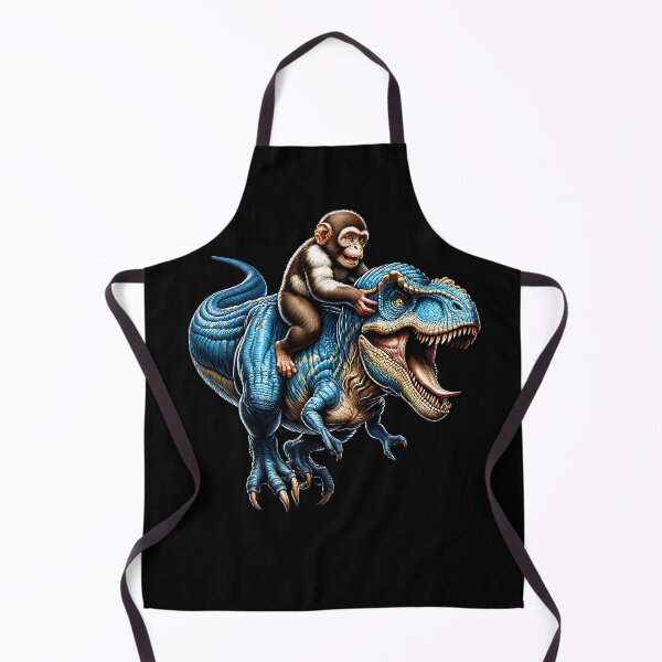 Item preview, Monkey Riding Dinosaur Lover designed and sold by Kimberley King Art  King Art.