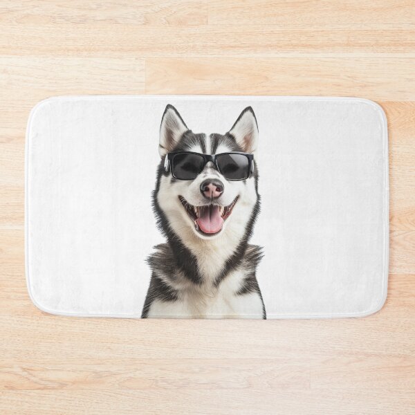 Item preview, Funny cool Siberian Husky Dog wearing sunglasses designed and sold by LazyOwlStore.