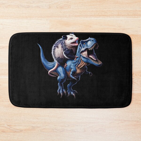 Item preview, Opossum Riding Dinosaur Lover Trash Garbage designed and sold by Kimberley King Art  King Art.