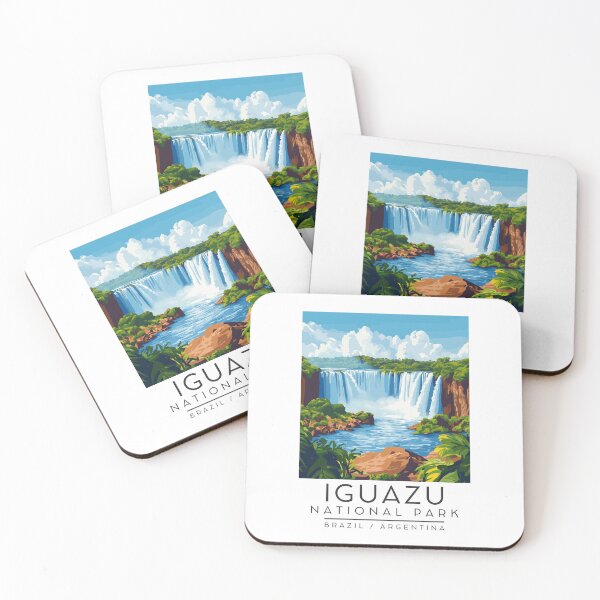 Item preview, A Vintage Travel Poster of Iguazu National Park - Brazil / Argentina	 designed and sold by GoodOldVintage.