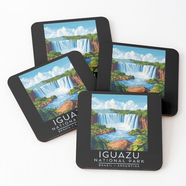 Item preview, A Vintage Travel Poster of Iguazu National Park - Brazil / Argentina	 designed and sold by GoodOldVintage.