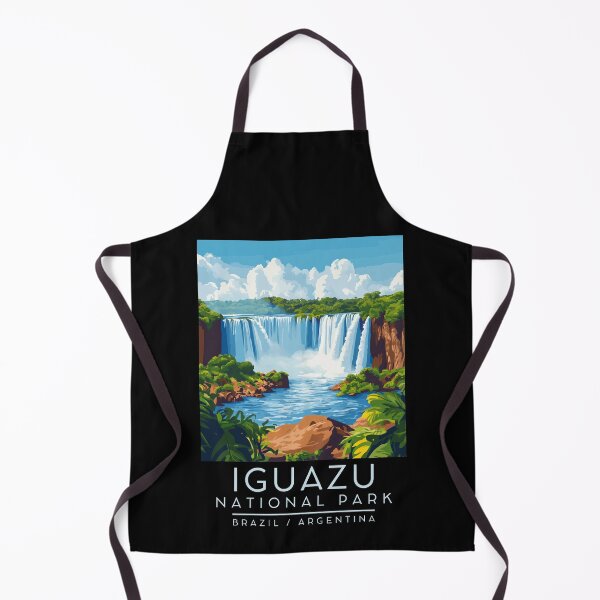 Item preview, Póster de viaje vintage del Parque Nacional Iguazú (Brasil/Argentina) designed and sold by GoodOldVintage.