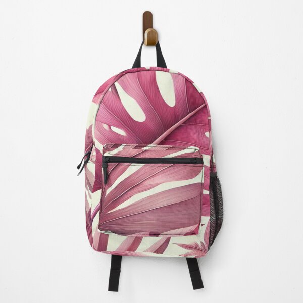 Item preview, Pink Tropical Leaves Pattern designed and sold by 0Mystica0.