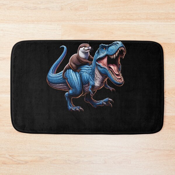 Item preview, Otter Riding Dinosaur Lover designed and sold by Kimberley King Art  King Art.