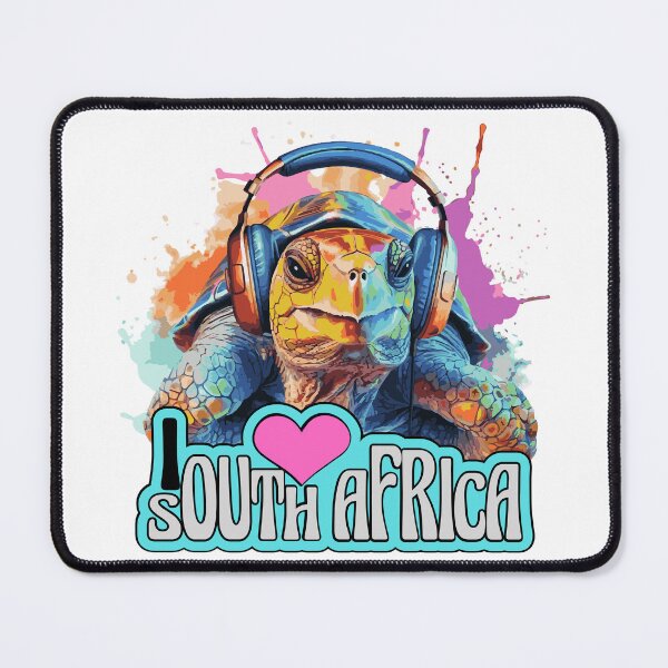 Item preview, I Love South Africa Scuba Turtle designed and sold by Wentoo.