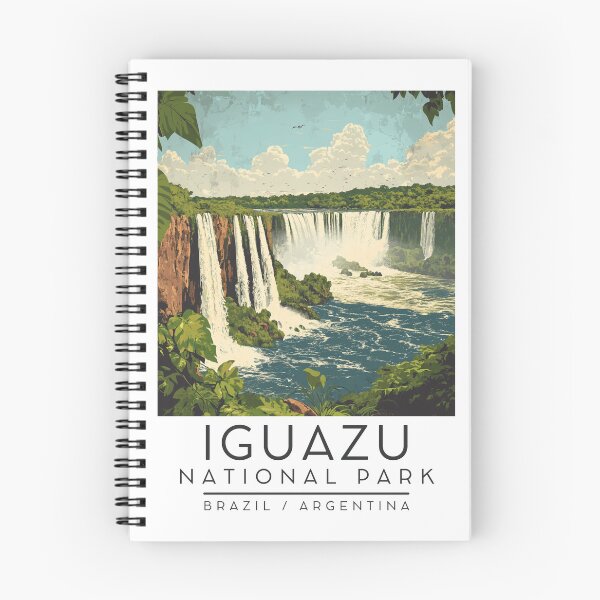 Item preview, A Vintage Travel Poster of Iguazu National Park - Brazil / Argentina	 designed and sold by GoodOldVintage.