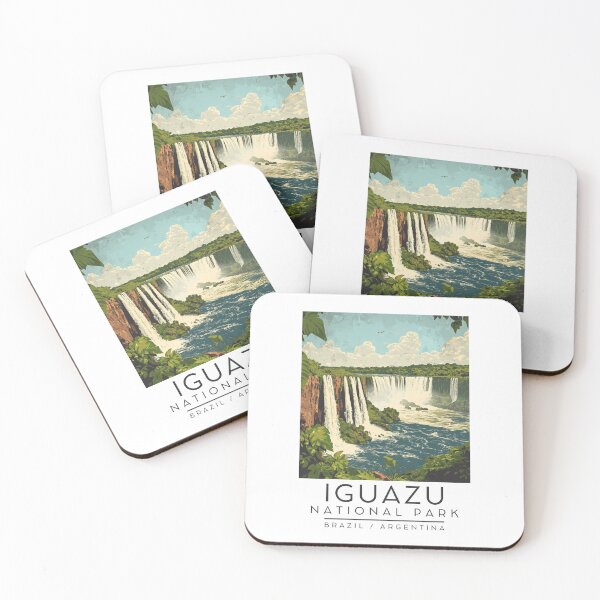 Item preview, A Vintage Travel Poster of Iguazu National Park - Brazil / Argentina	 designed and sold by GoodOldVintage.