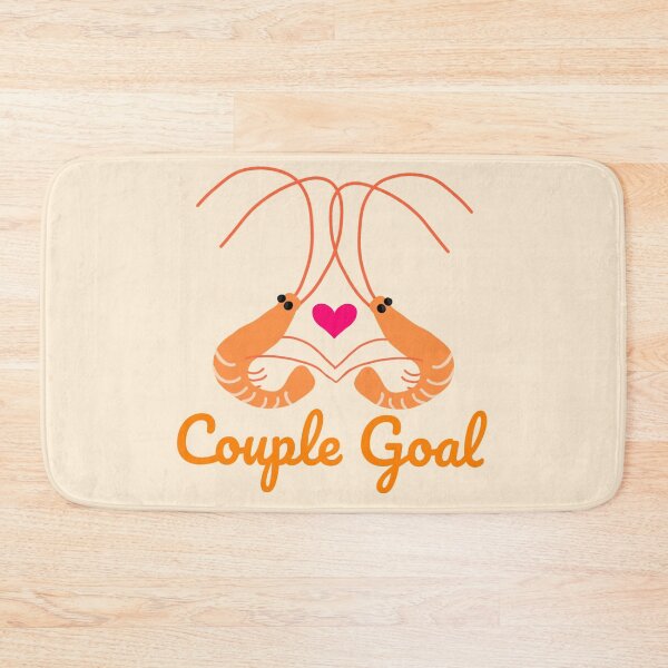 Item preview, Couple Goal - Funny Shrimp Valentine's Day Design designed and sold by petiteToulon.