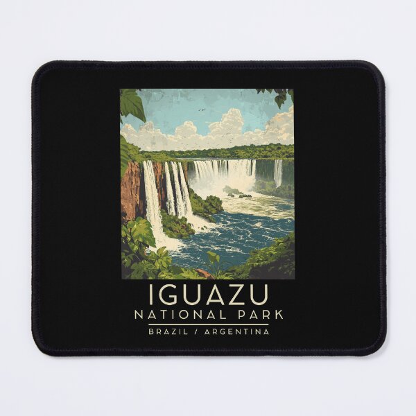 Item preview, A Vintage Travel Poster of Iguazu National Park - Brazil / Argentina designed and sold by GoodOldVintage.