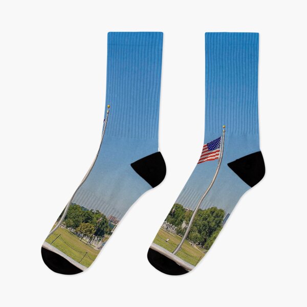 Item preview, Lincoln memorial and flags in Washington DC designed and sold by Photopat.