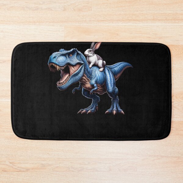 Item preview, Rabbit Riding Dinosaur Lover designed and sold by Kimberley King Art  King Art.